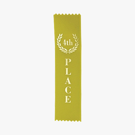 Vertical Stock Award Ribbon - Pinked - 2 x 8