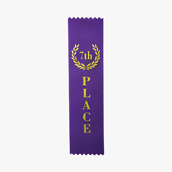 Vertical Stock Award Ribbon - Pinked - 2 x 8