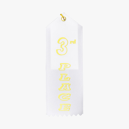 Vertical Stock Award Ribbon - Carded - 2 x 6
