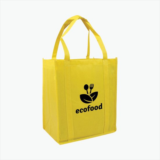 80 GSM Value Grocery Tote - 13 x 12 - 24-Hour Production