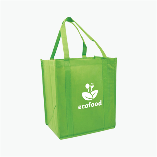 80 GSM Value Grocery Tote - 13 x 12 - 24-Hour Production