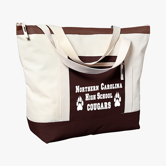 Jumbo Zip Tote, TB-1043 - Marco Promos