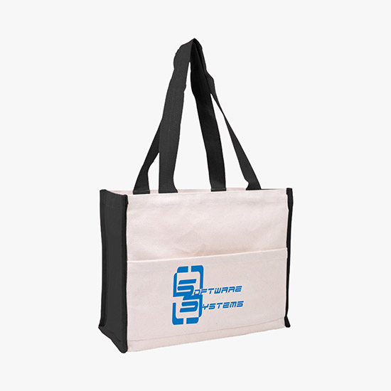 Cotton Accent Box Tote