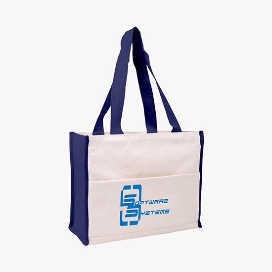 Cotton Accent Box Tote