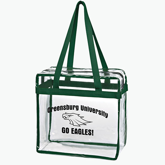 Clear Zippered Tote