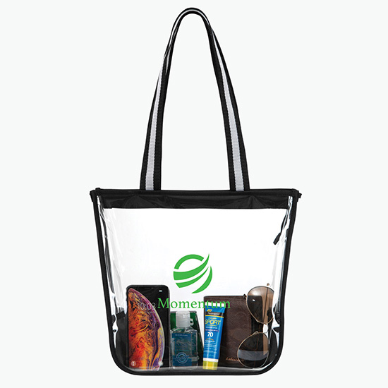 Star Clear Zippered Tote - 24-Hour Production