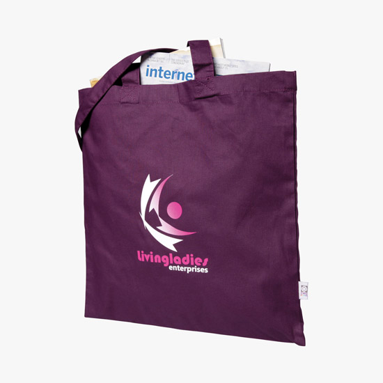 Economy Cotton Sheeting Tote - 15-1/2 x 15 - Colors