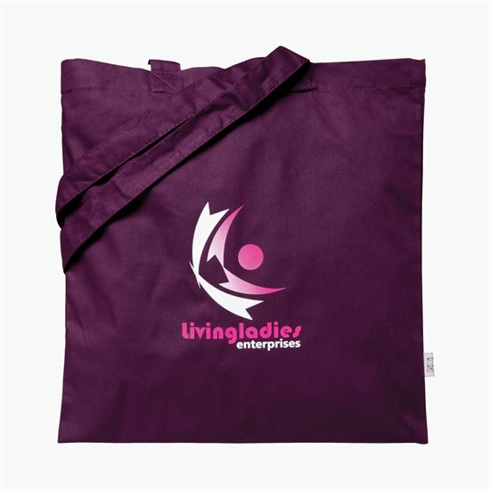 Economy Cotton Sheeting Tote - 15-1/2 x 15 - Colors - Full Color