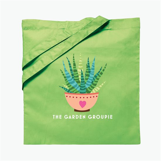 Economy Cotton Sheeting Tote - 15-1/2 x 15 - Colors - Full Color