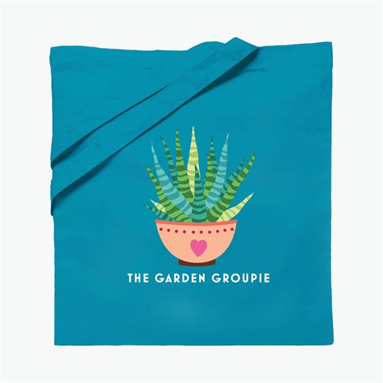 Economy Cotton Sheeting Tote - 15-1/2 x 15 - Colors - Full Color