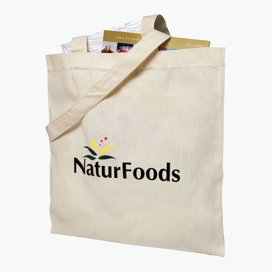 Economy Cotton Sheeting Tote - 15-1/2 x 15 - Full Color