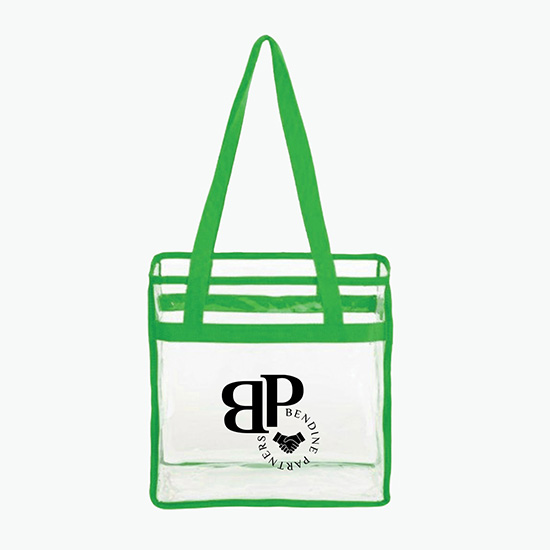 Color Handle Stadium Tote Bag