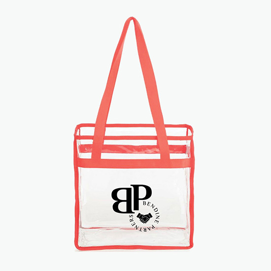 Color Handle Stadium Tote Bag