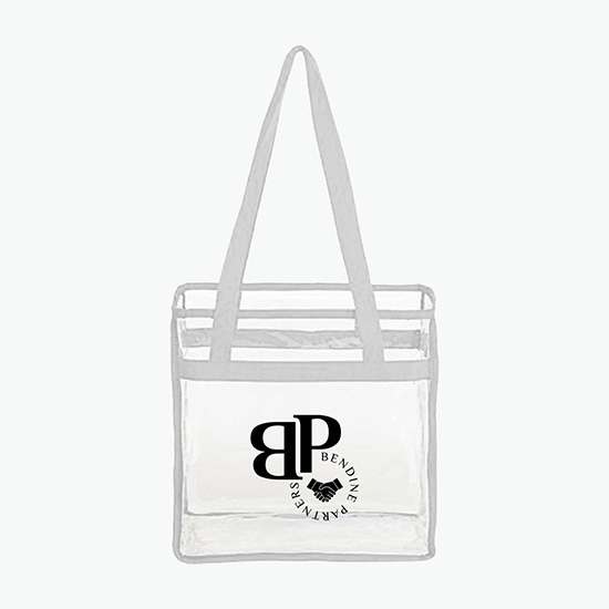 Color Handle Stadium Tote Bag