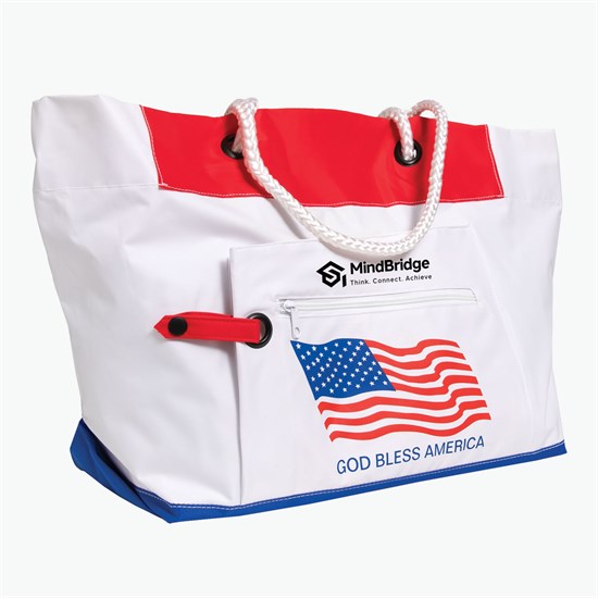 Patriotic Luxe Beach Tote - Clearance