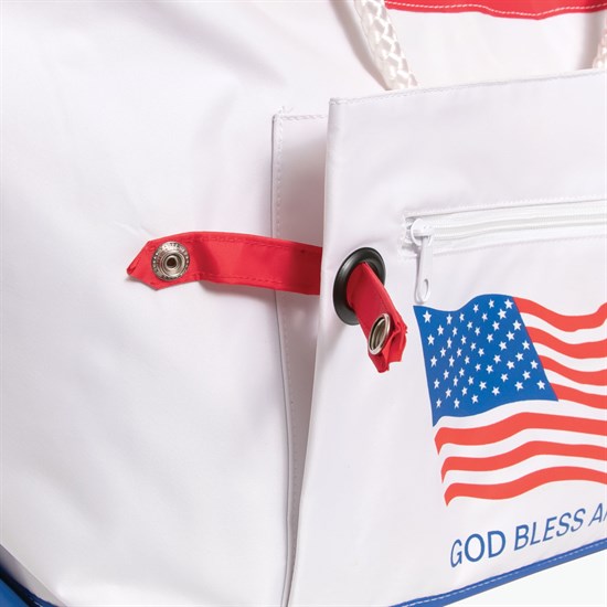Patriotic Luxe Beach Tote - Clearance