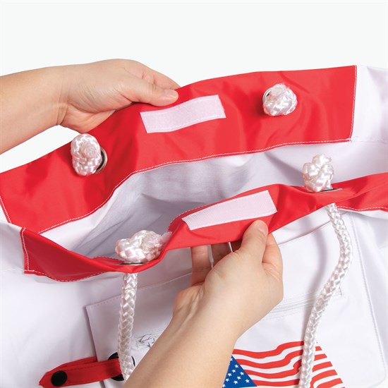 Patriotic Luxe Beach Tote - Clearance