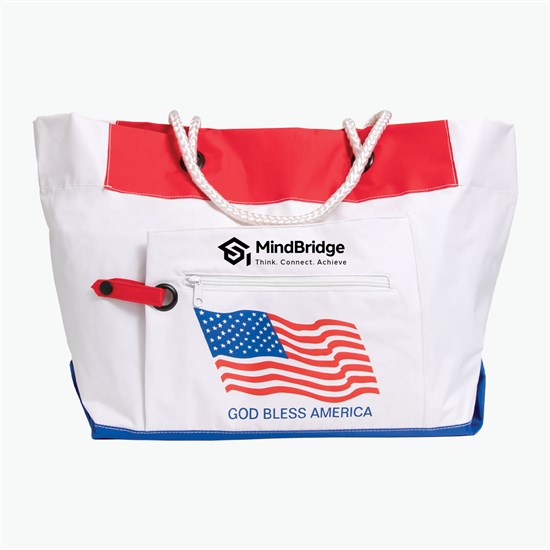 Patriotic Luxe Beach Tote - Clearance