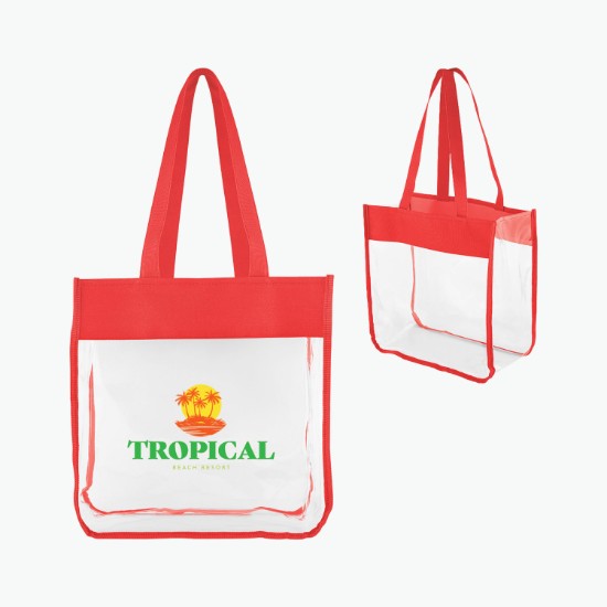 Clear EVA Event Tote Bag - Full Color