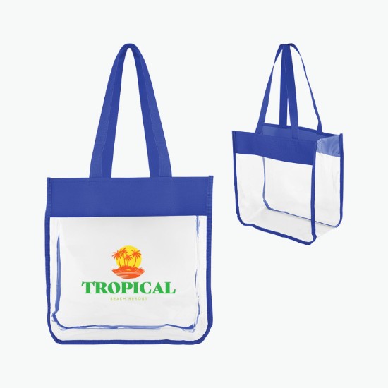 Clear EVA Event Tote Bag - Full Color