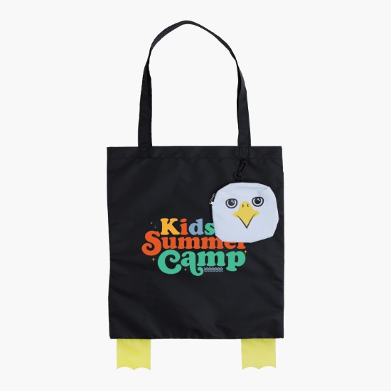 Paws 'n Claws Foldable Tote with Hanging Pouch - Full Color
