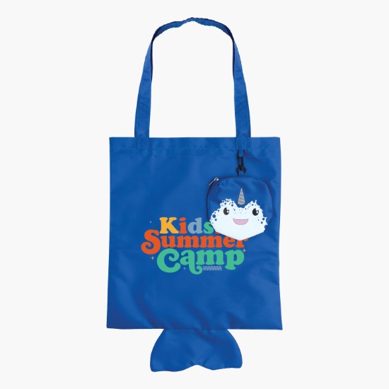 Paws 'n Claws Foldable Tote with Hanging Pouch - Full Color