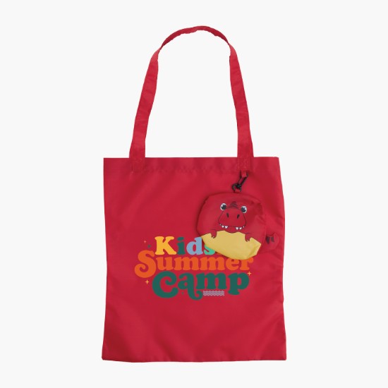 Paws 'n Claws Foldable Tote with Hanging Pouch - Full Color