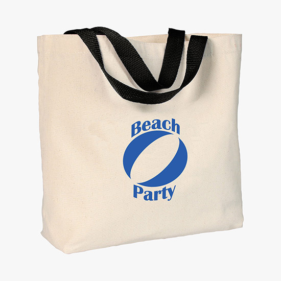 Colored Handle Tote