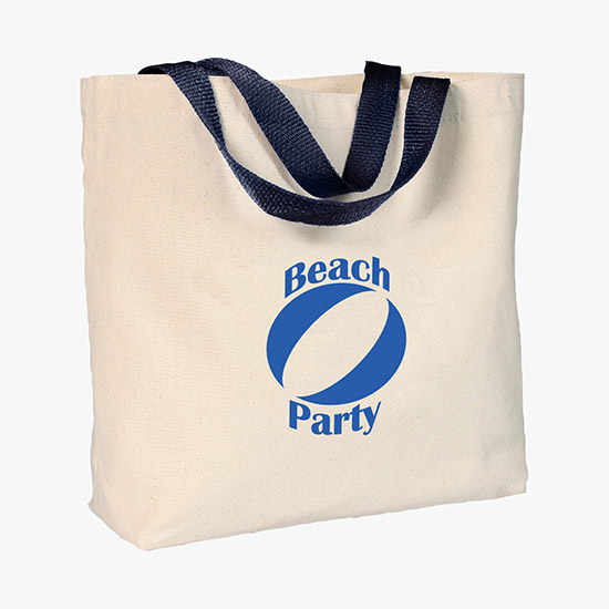 Colored Handle Tote