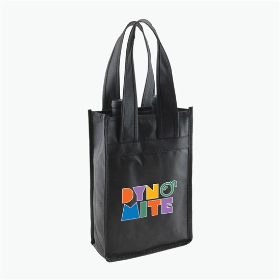 100 GSM Wine Tote w/Color Magic - 2 Bottle
