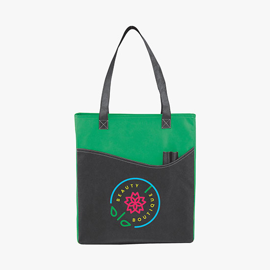 80 GSM Rivers Pocket Convention Tote - Full Color