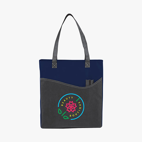 80 GSM Rivers Pocket Convention Tote - Full Color