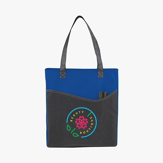 80 GSM Rivers Pocket Convention Tote - Full Color