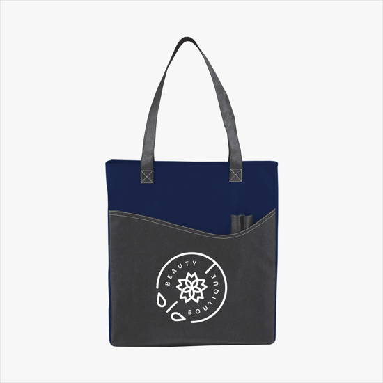 24HR SERVICE TEMPORARILY UNAVAILABLE - 80 GSM Rivers Pocket Convention Tote - 24-Hour Production