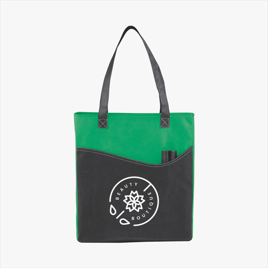 24HR SERVICE TEMPORARILY UNAVAILABLE - 80 GSM Rivers Pocket Convention Tote - 24-Hour Production