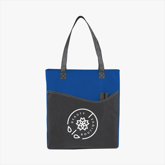 24HR SERVICE TEMPORARILY UNAVAILABLE - 80 GSM Rivers Pocket Convention Tote - 24-Hour Production