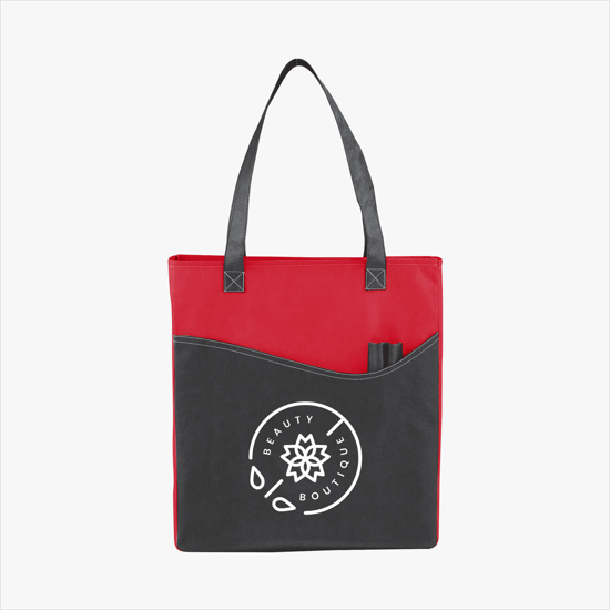 24HR SERVICE TEMPORARILY UNAVAILABLE - 80 GSM Rivers Pocket Convention Tote - 24-Hour Production