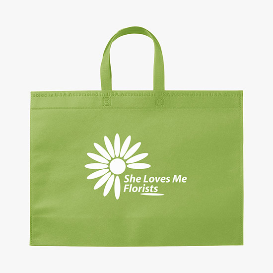 80 GSM USA Made 15 x 20 Bottom Gusset Tote