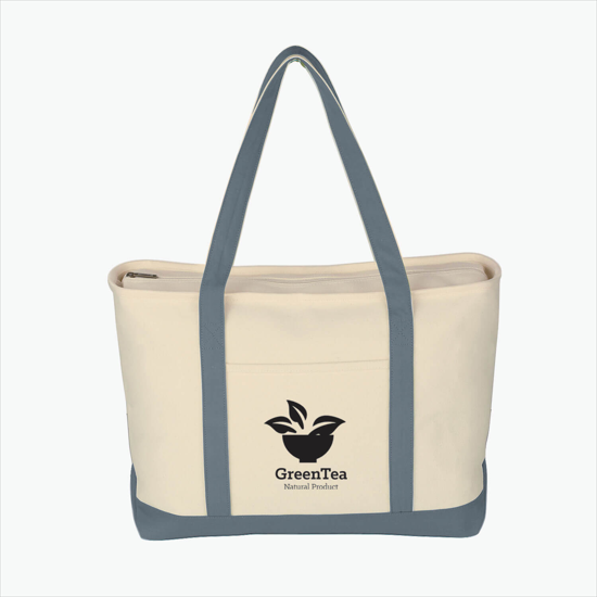 Large Heavy Cotton Boat Tote