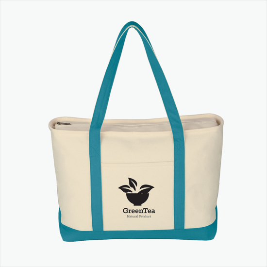 Large Heavy Cotton Boat Tote