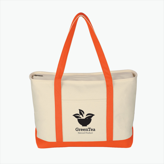 Large Heavy Cotton Boat Tote