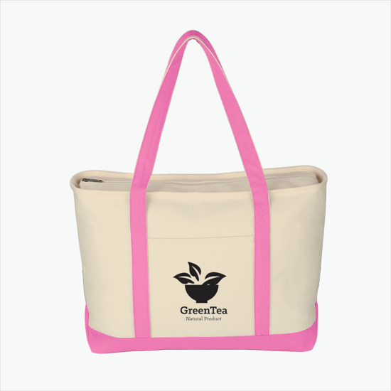 Large Heavy Cotton Boat Tote