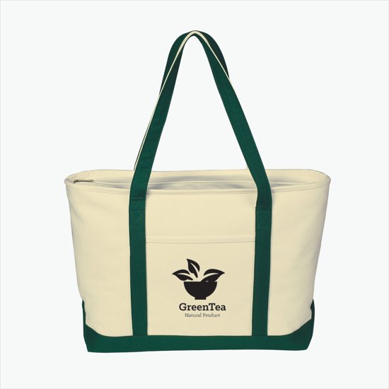 Large Heavy Cotton Boat Tote