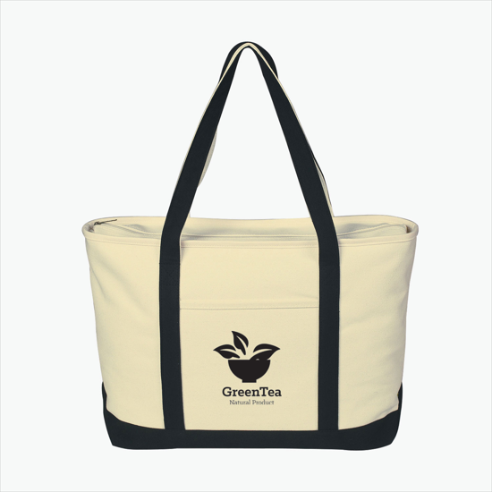 Large Heavy Cotton Boat Tote