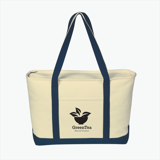 Large Heavy Cotton Boat Tote