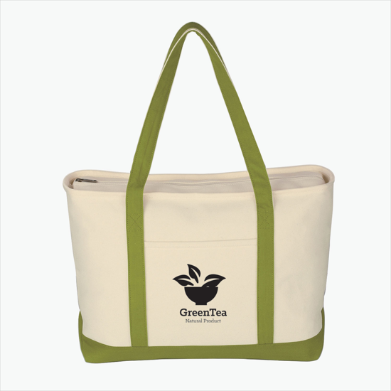 Large Heavy Cotton Boat Tote