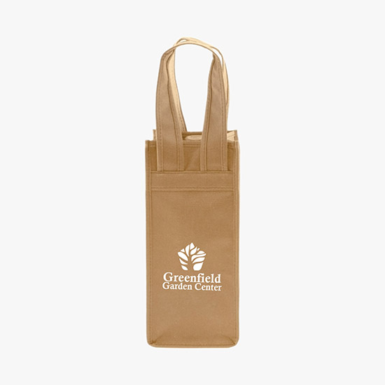 100 GSM Single Bottle Wine Tote