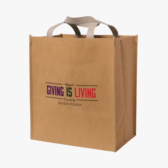 Typhoon Washable Kraft Paper Shopper Tote - 15 x 13