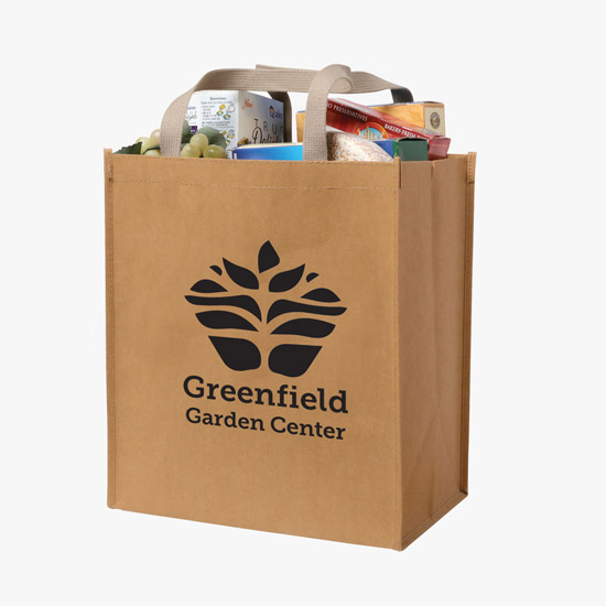 Typhoon Washable Kraft Paper Shopper Tote - 15 x 13