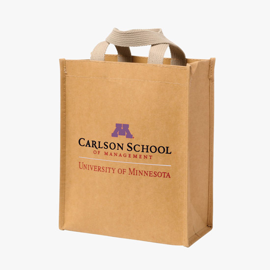 Cyclone Washable Kraft Paper Shopper Tote - 10 x 8